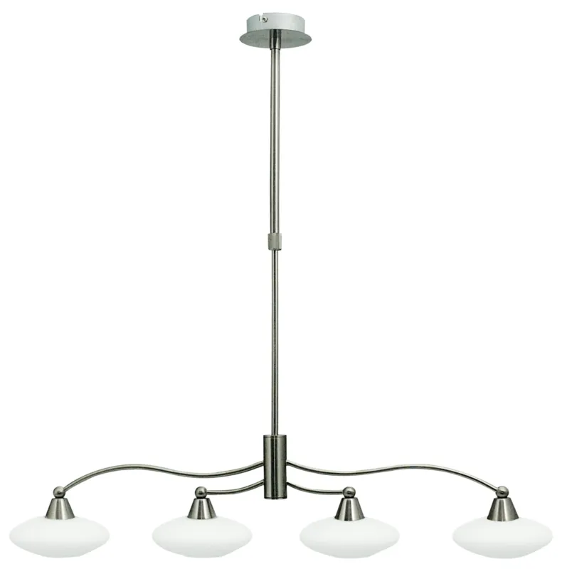 Nie przegap Lampa wisząca Candellux Elisa satynowa szklane klosze 4×G9