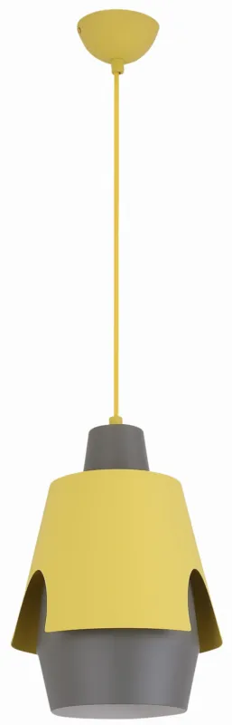 Rabat Lampa wisząca Candellux Falun żółta 1×E27