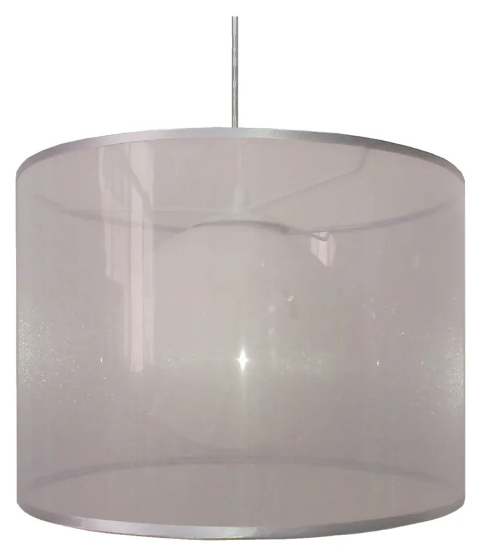 Lampa wisząca Candellux Chicago srebrna 1×E27 Do wyczerpania zapasów