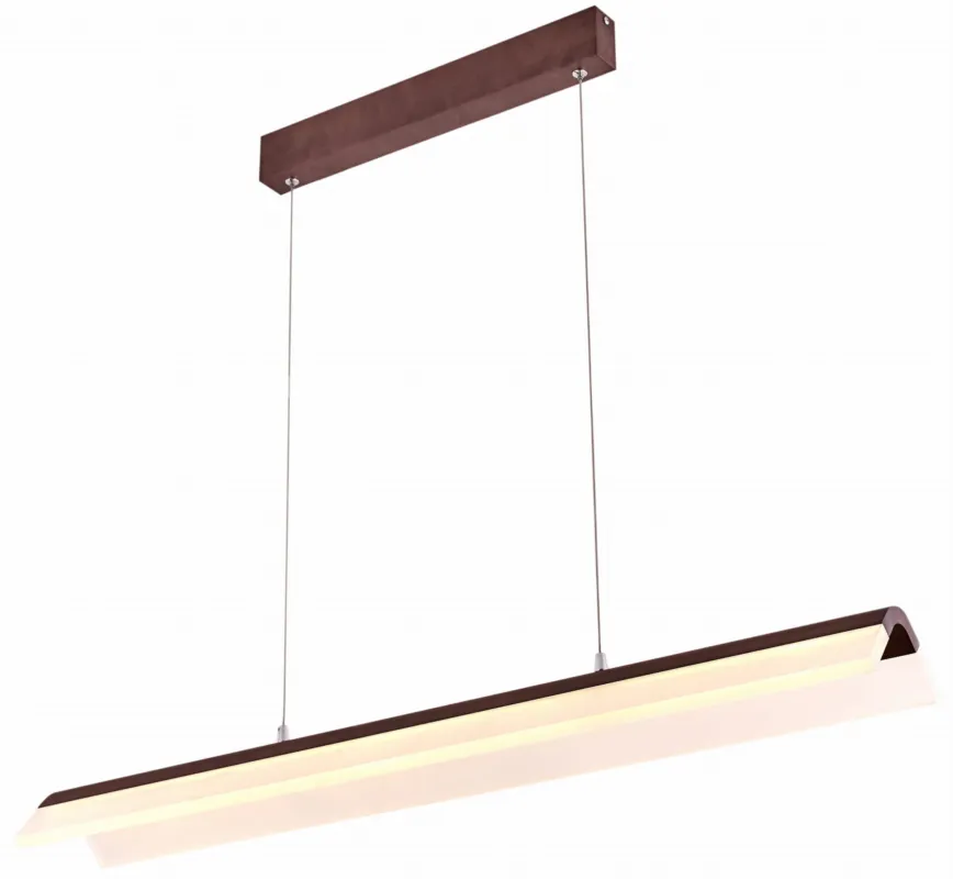 Lampa wisząca Candellux Curacoa brązowa LED 100 cm Popularny