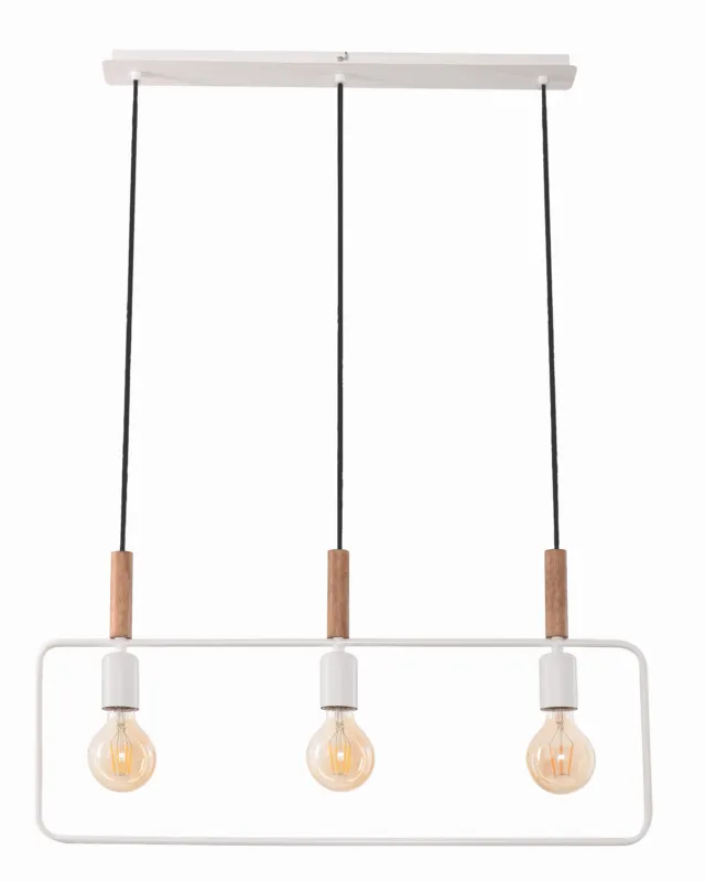 Sprawdź teraz Lampa wisząca Candellux Frame czarna 3×E27