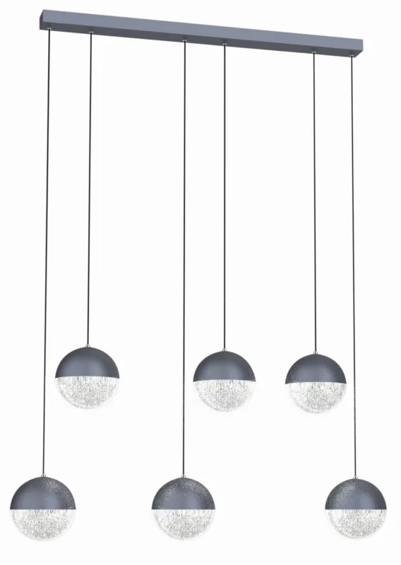 Ostatnie sztuki Lampa wisząca Candellux Furni szara LED