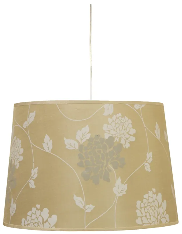 Lampa wisząca Candellux Karen biała z białym abażurem 1×E27 Promocja