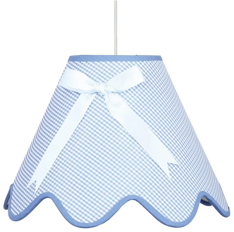 Niska cena Lampa wisząca Candellux Lola niebieska 1×E27