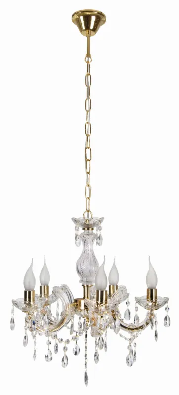 Szybka wysyłka Lampa wisząca Candellux Maria 35 złota 5×E14