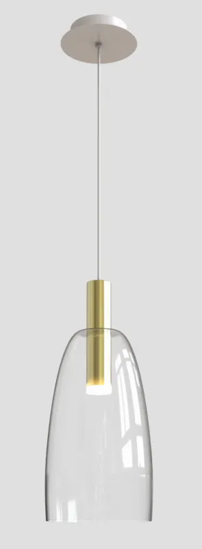 Popularny Lampa wisząca Candellux Modena złota 1×LED