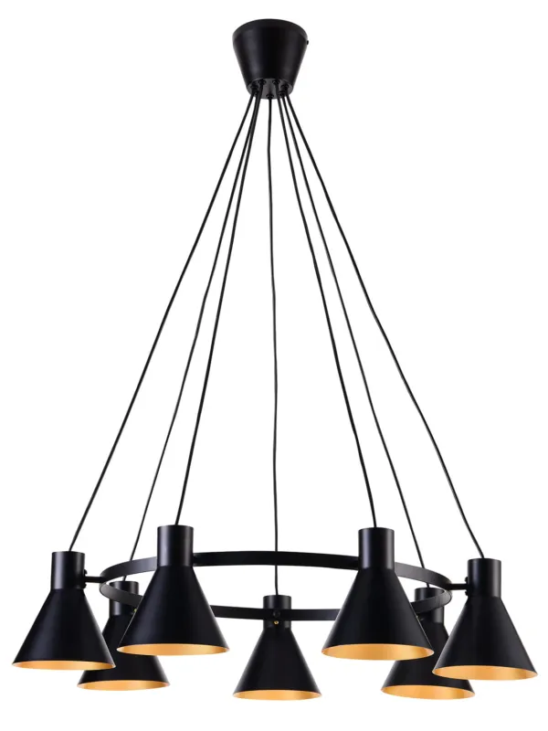 Do wyczerpania zapasów Lampa wisząca Candellux More czarna 1×E27