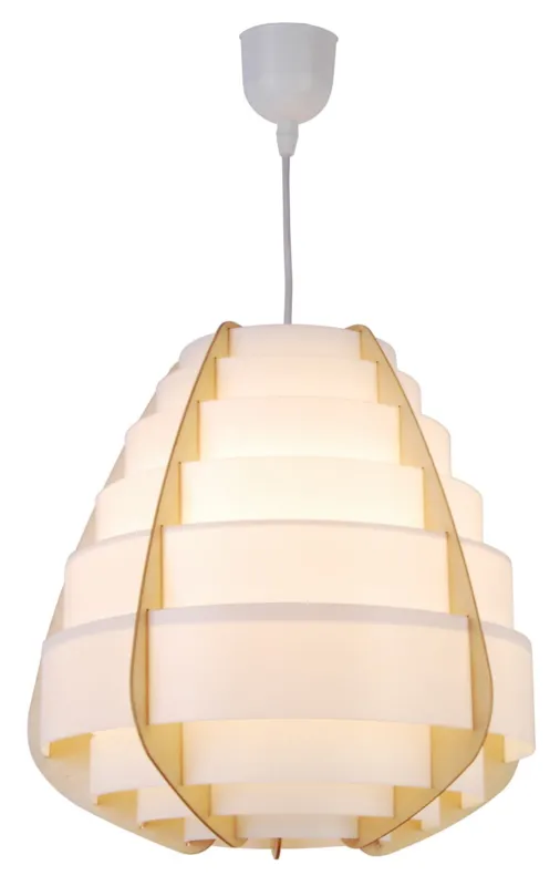 Nie przegap Lampa wisząca Candellux Nagoja beżowa 1×E27
