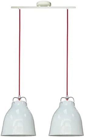 Lampa wisząca Candellux Pensilvania biała 2×E27 Niska cena