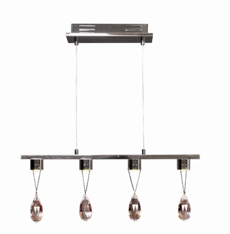 Lampa wisząca Candellux Prisma chromowa z kryształkami 4×LED Sprawdź teraz