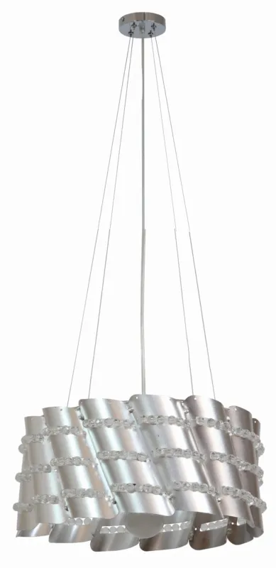 Zamów teraz Lampa wisząca Candellux Smile srebrna z akrylowymi koralikami 1×E27