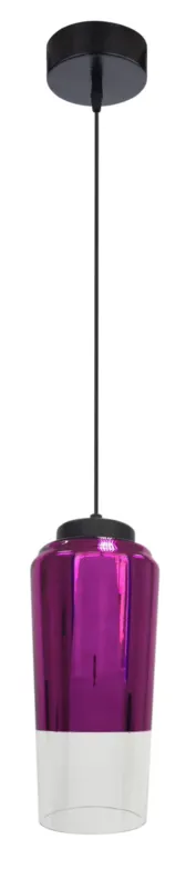 Oferta czasowa Lampa wisząca Candellux Tube fioletowa 1×E27