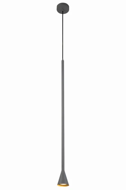 Tani Lampa wisząca Candellux Tucson szara 1×GU10