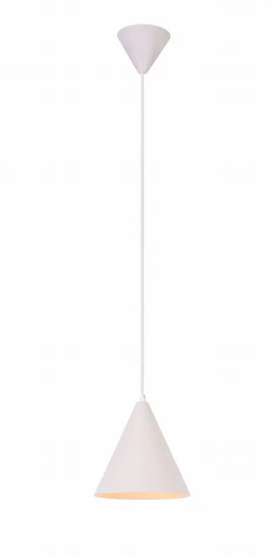 Lampa wisząca Candellux Voss biała 1×E27 Okazja