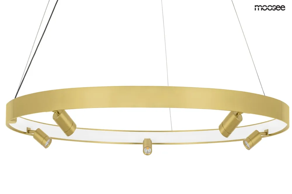 Lampa wisząca CIRCLE SPOT 98 GOLD złota – Moosee Bezpieczna płatność