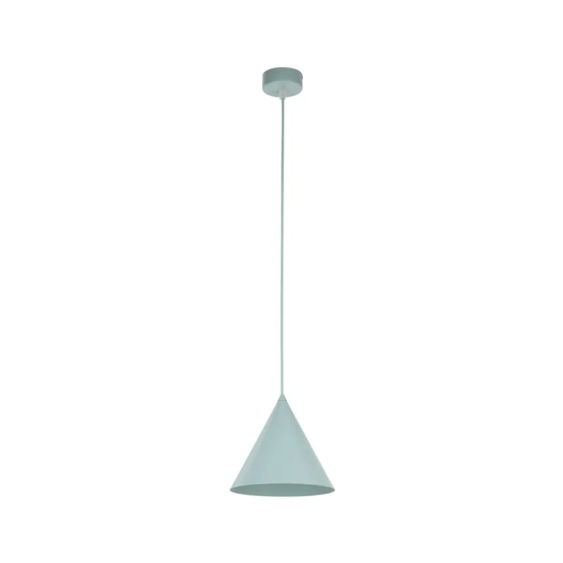 Promocja Lampa wisząca Cono Mint Miętowy 1x E27 - TK Lighting