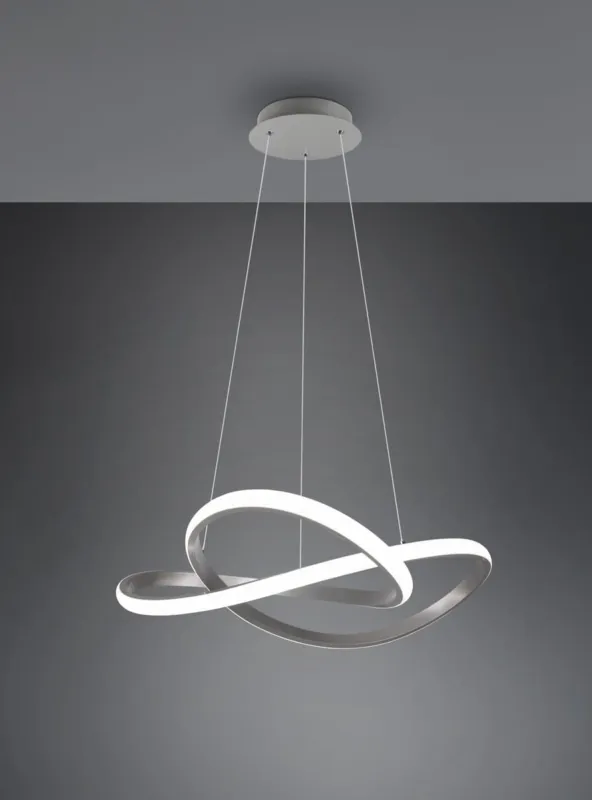 Tylko dziś Lampa wisząca Course srebrny i odcienie srebra LED zintegrowany R32051407 - RL