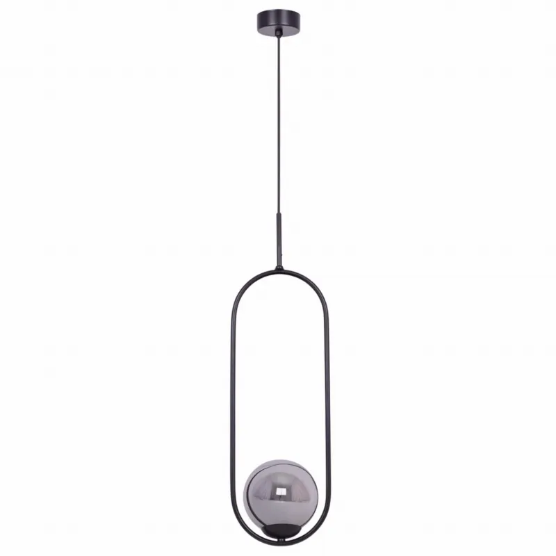 Lampa wisząca DAVOS K-5110 Grafitowy, czarny 1 źr., E14, 10W LED - Kaja Zniżka