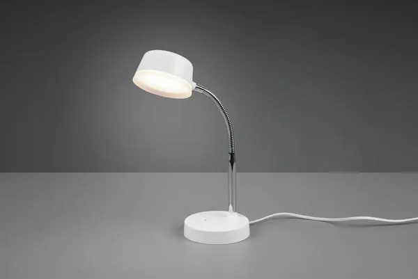 Premium Lampa stołowa Kiko biały LED zintegrowany R52501101 - RL