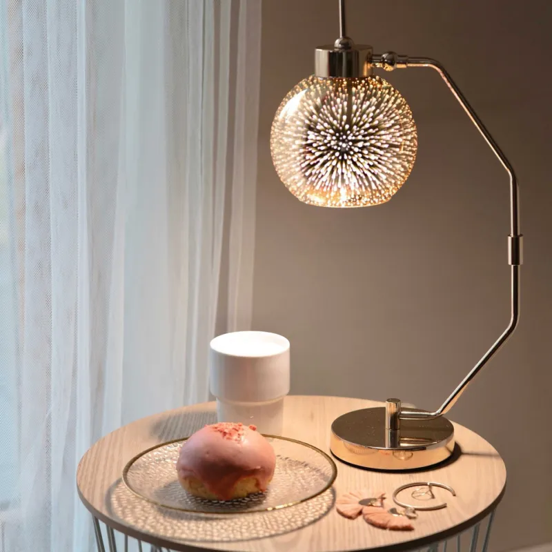 Nie przegap Lampa Stołowa Lampa Biurowa Disco Złoty 20W - DomenoLED