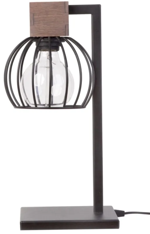 Lampa stołowa LAMPKA MILAN BRĄZOWY E27 czarna 50120 Sigma Wybór klientów