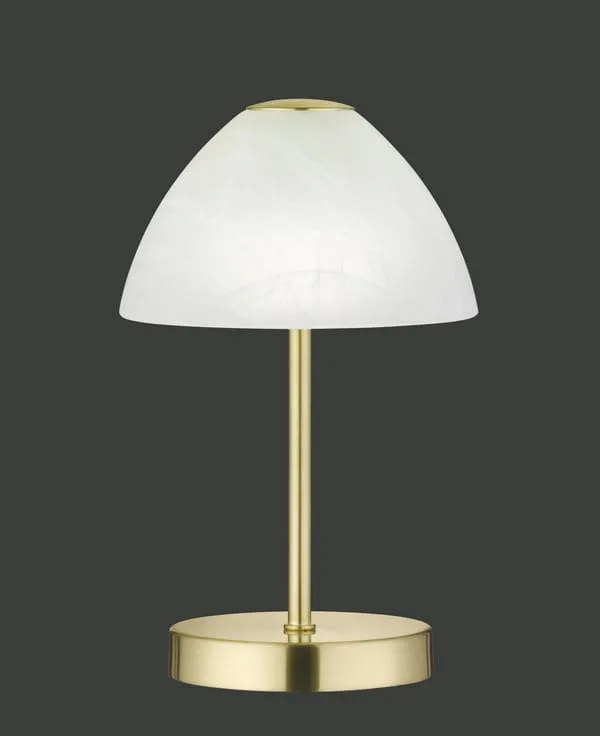 Cena promocyjna Lampa stołowa Queen złoty i odcienie złota, biały LED zintegrowany R52021108 - RL