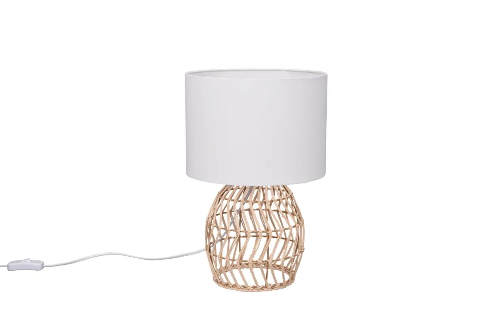 Lampa stołowa Rike drewno jasne i ciemne E27 R51131036 - RL Wyprzedaż