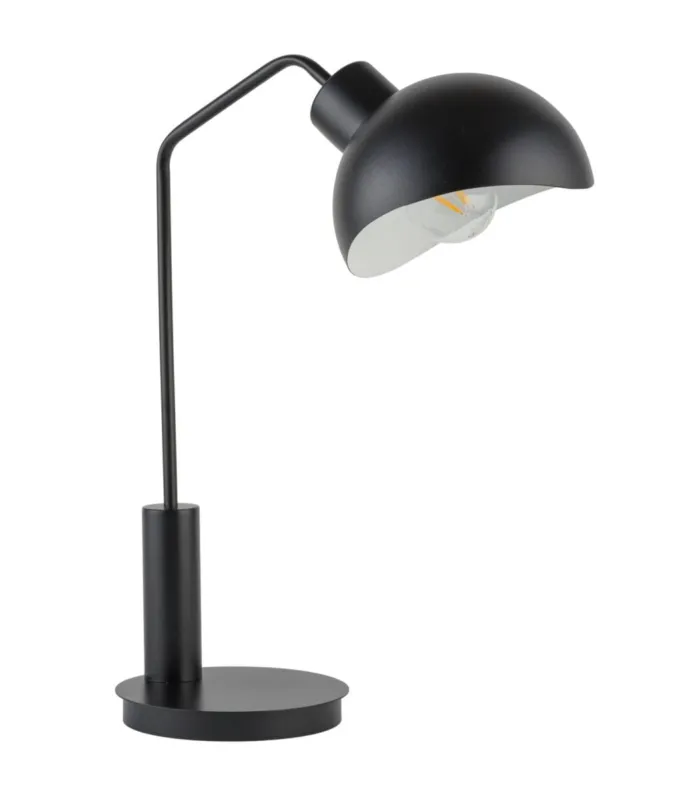 Popularny Lampa stołowa Roy czarno E27 czarna 50326 Sigma