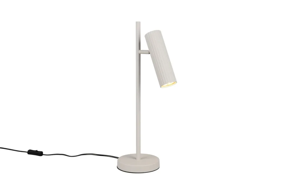 Wyprzedaż Lampa stołowa Soka szary i odcienie szarości GU10 567700176 - Trio