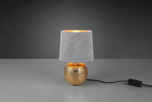 Lampa stołowa Sophia złoty i odcienie złota, szary i odcienie szarości E14 R50821011 - RL Niska cena