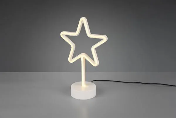 Do wyczerpania zapasów Lampa stołowa Star biały LED zintegrowany R55230101 - RL