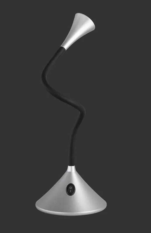 Lampa stołowa Viper srebrny i odcienie srebra LED zintegrowany R52391187 - RL Premium