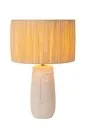 Lampa stołowa Viso biały, beżowy E27 34548/81/31 - Lucide Ostatnie sztuki