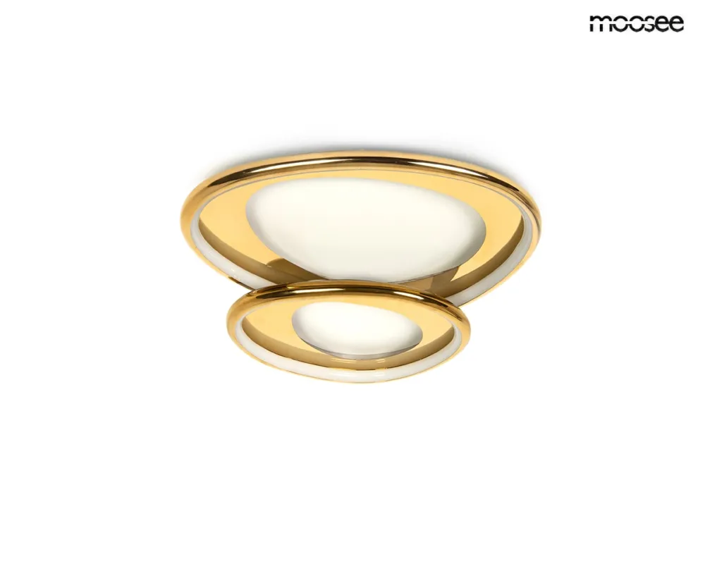 Lampa sufitowa / plafon CELL 2 złota – Moosee Cena promocyjna