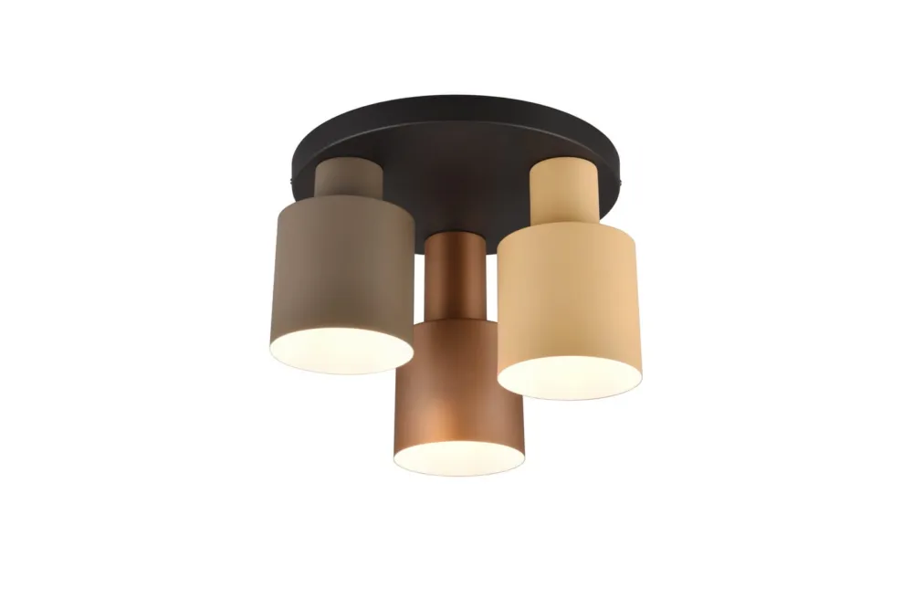 Cena promocyjna Lampa sufitowa Agudo inny, brązowy i odcienie brązu E27 619430317 - Trio