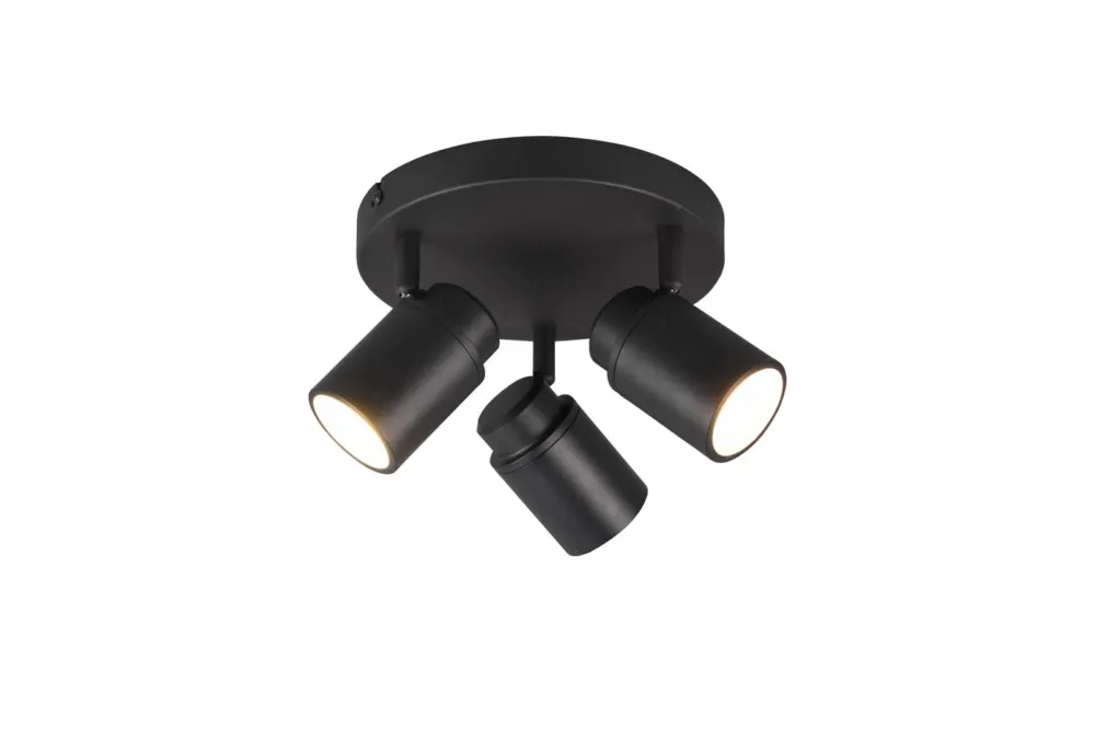 Hit sprzedaży Lampa sufitowa Angelo czarny GU10 880430332 - Trio