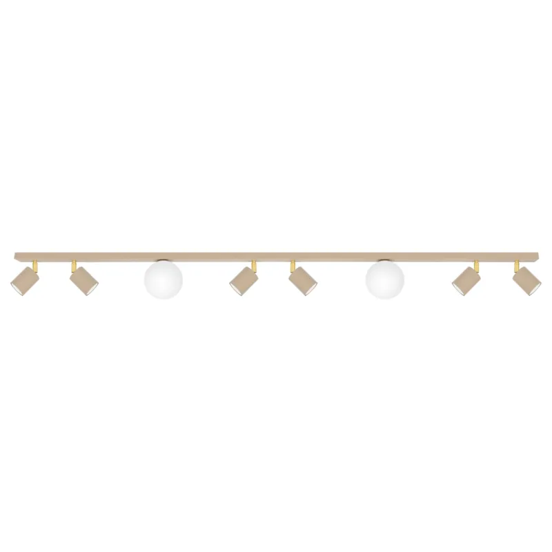 Lampa sufitowa ASPA K-5834 Beż, biały, złoty 8 źr., G9 + GU10, 10W LED - Kaja Taniej