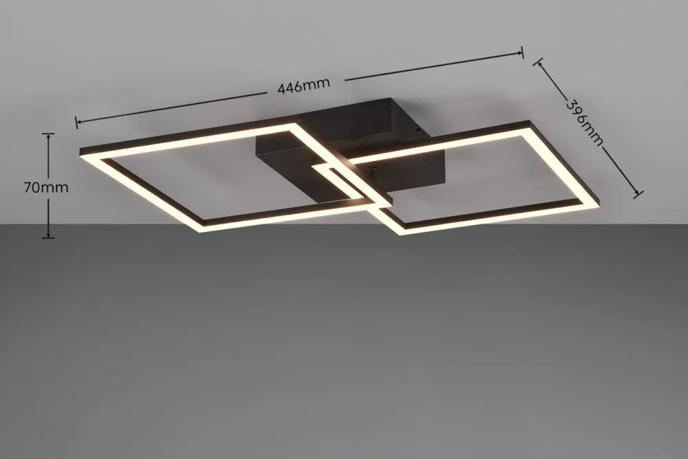 Wysoka jakość Lampa sufitowa Astril Dl132-64492 czarny mat LED zintegrowany - RL