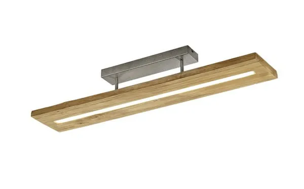 Lampa sufitowa Brad drewno jasne i ciemne LED zintegrowany 623710130 - Trio Tani