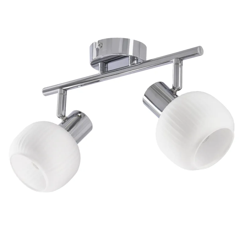 Bestseller Lampa sufitowa Candellux Andrus srebrna 2×E14