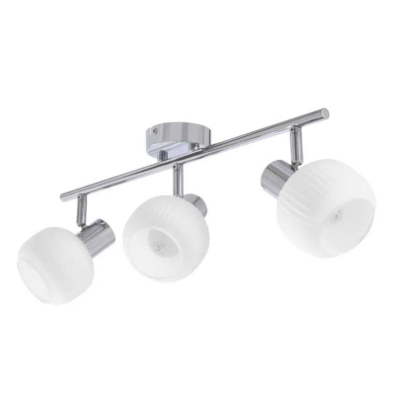 Hit sprzedaży Lampa sufitowa Candellux Andrus srebrna 3×E14