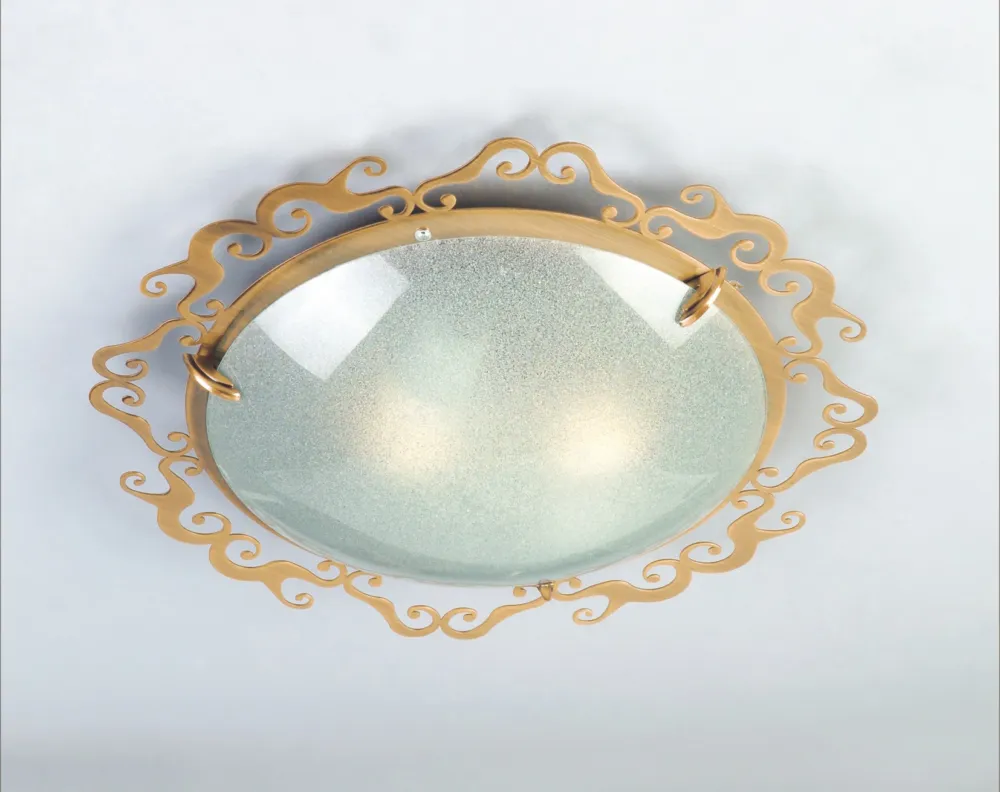 Bezpieczna płatność Lampa sufitowa Candellux Casablanca patynowa 38 cm E27