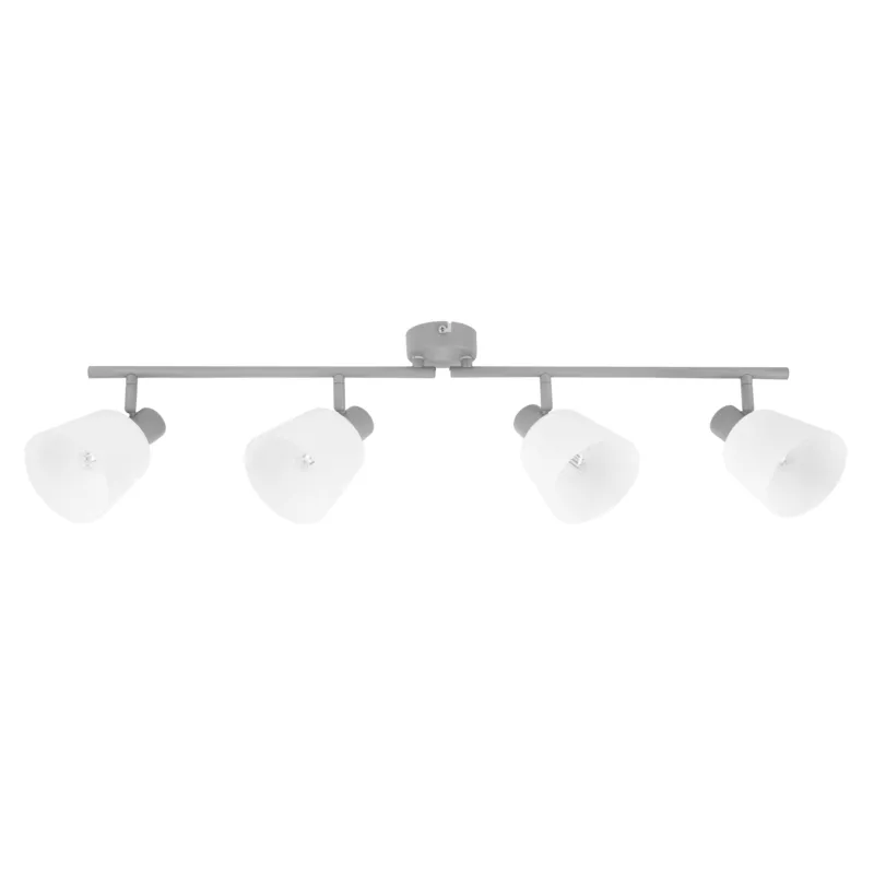 Lampa sufitowa Candellux Ginko szara listwa 4×E14 Tylko do końca tygodnia
