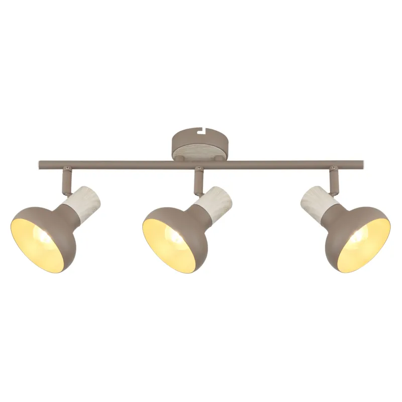 Lampa sufitowa Candellux Puerto 93 brązowa 3×E14 Dostępne od ręki