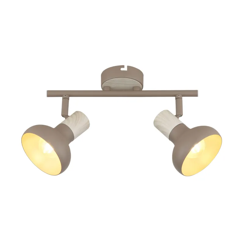 Lampa sufitowa Candellux Puerto brązowa 2×E14 Zamów dziś