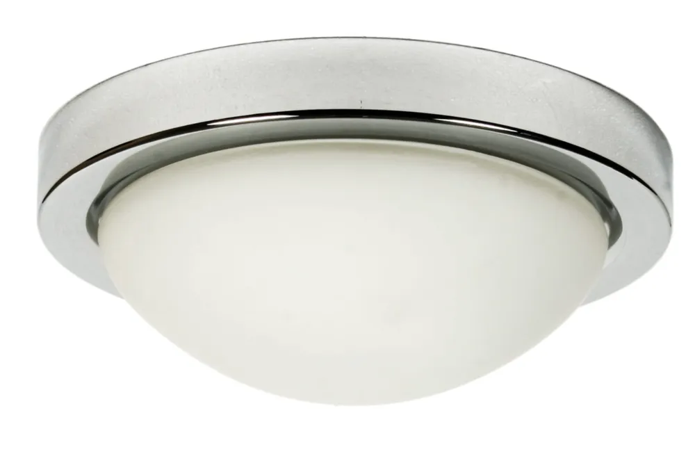 Dostępne od ręki Lampa sufitowa Candellux Roda chromowa z kloszem szklanym 1×E27