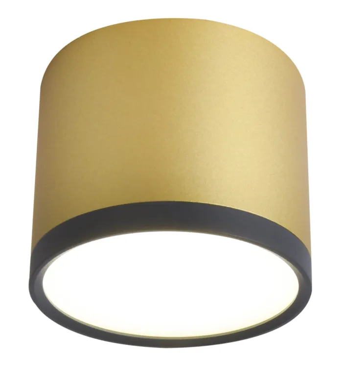 Zamów dziś Lampa sufitowa Candellux Tuba czarna ze złotym wykończeniem LED