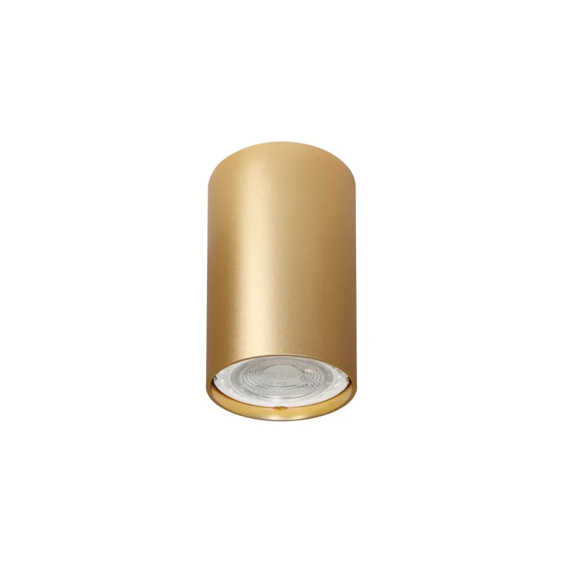 Sprawdź teraz Lampa sufitowa Candellux Tuba złota matowa 1×GU10