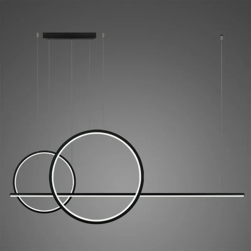 Lampa wisząca LINEA No.4 Φ60x40 cm czarna 4000K 57W Altavola Design Oferta limitowana