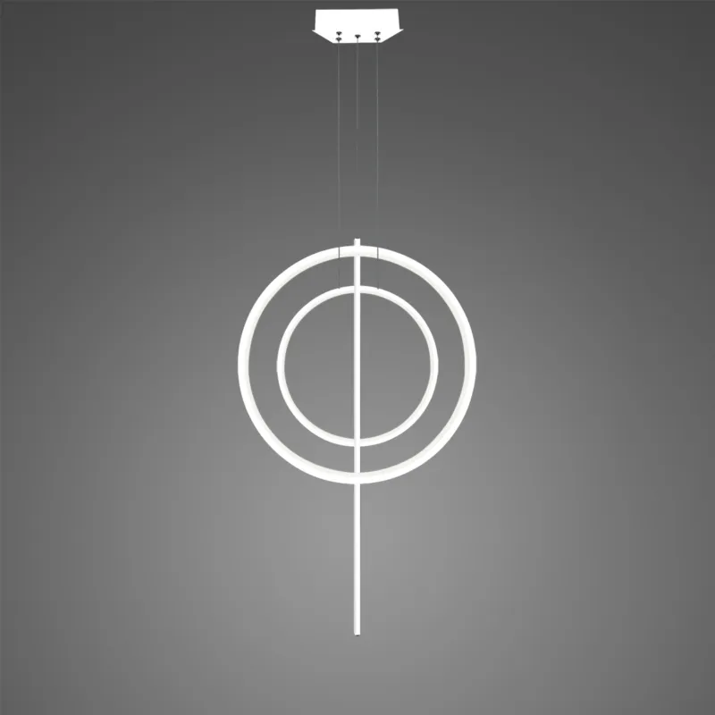 Lampa wisząca Linea No.5 60x40 cm biała 3000K 51W Altavola Design Nowy